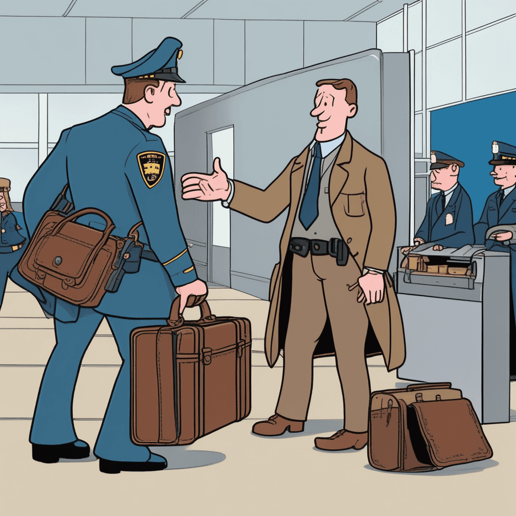 Police check the valise, then release with ease!