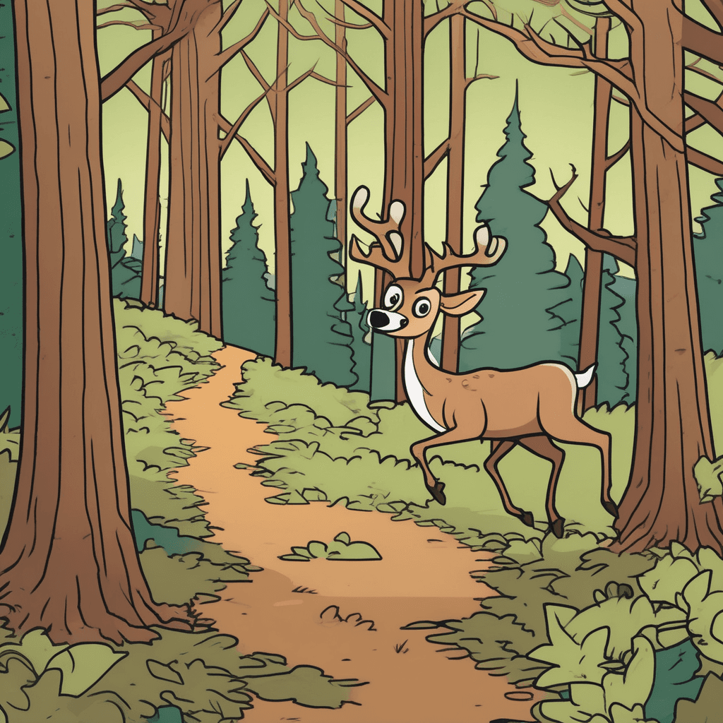The deer will veer away from fear!