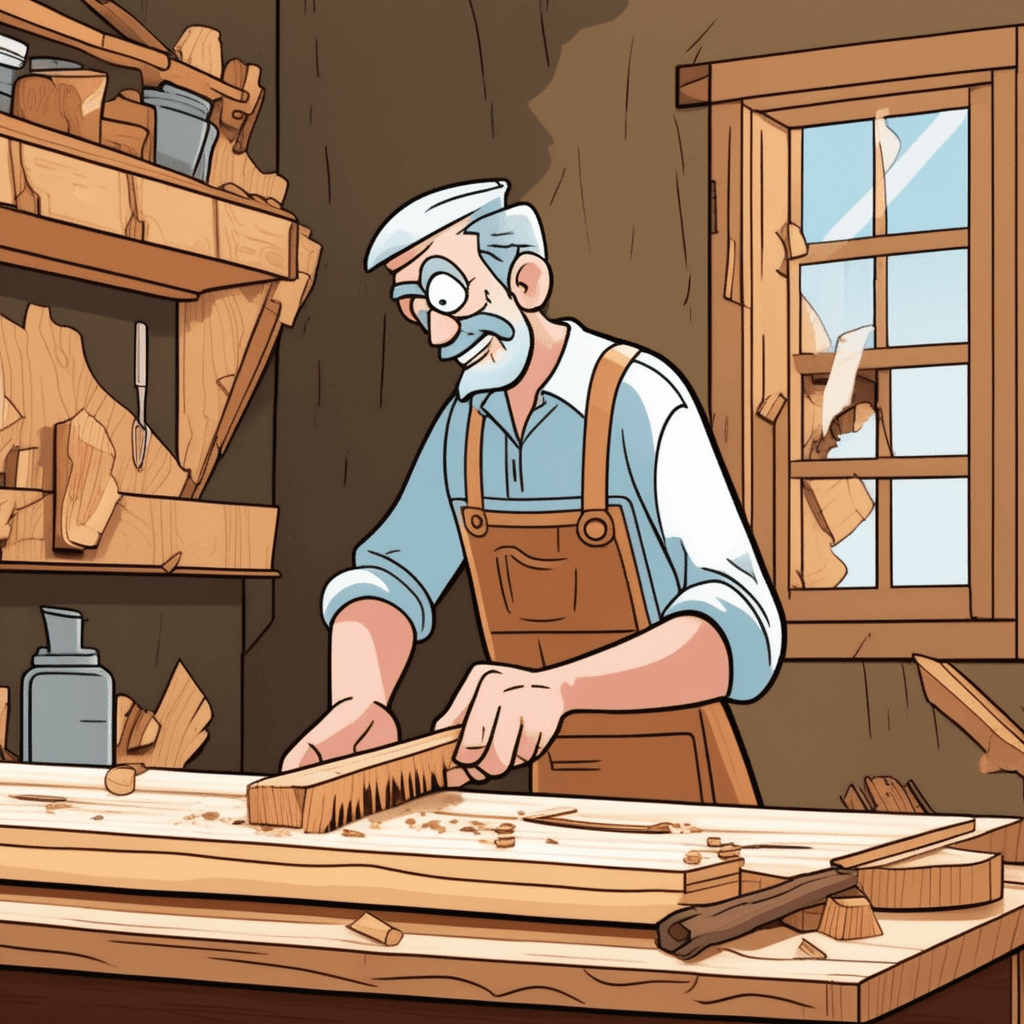 We need thin wood very near - that's veneer!