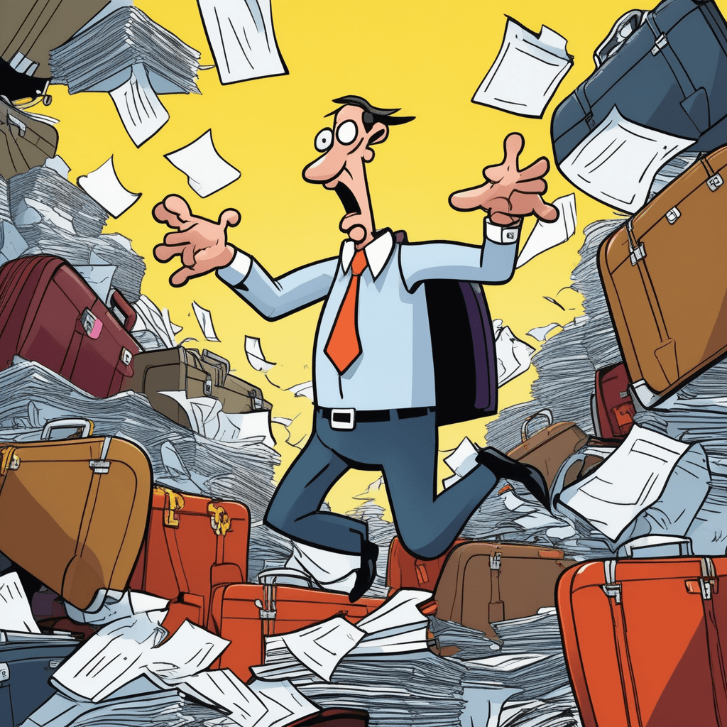 Too much verbiage becomes baggage, scattered like garbage!