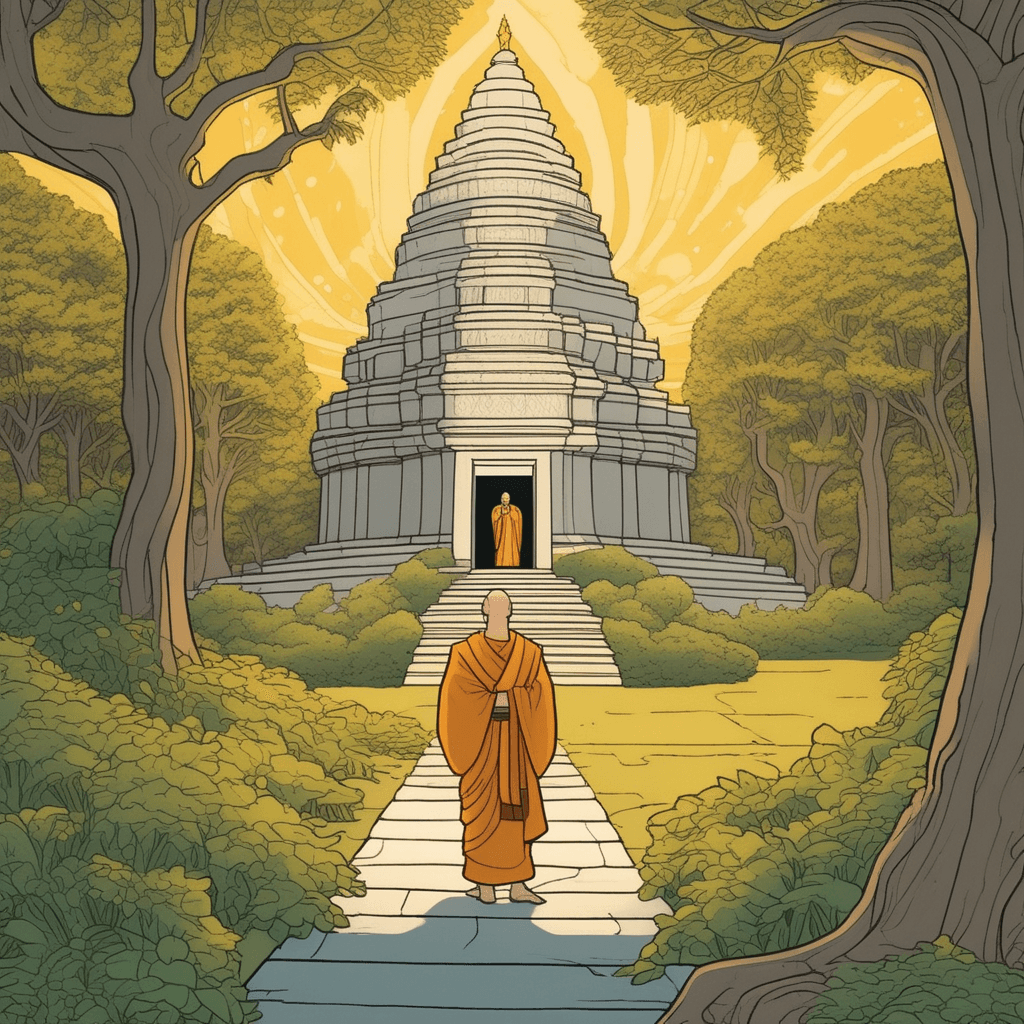 In this sacred vicinity, human affinity meets divinity