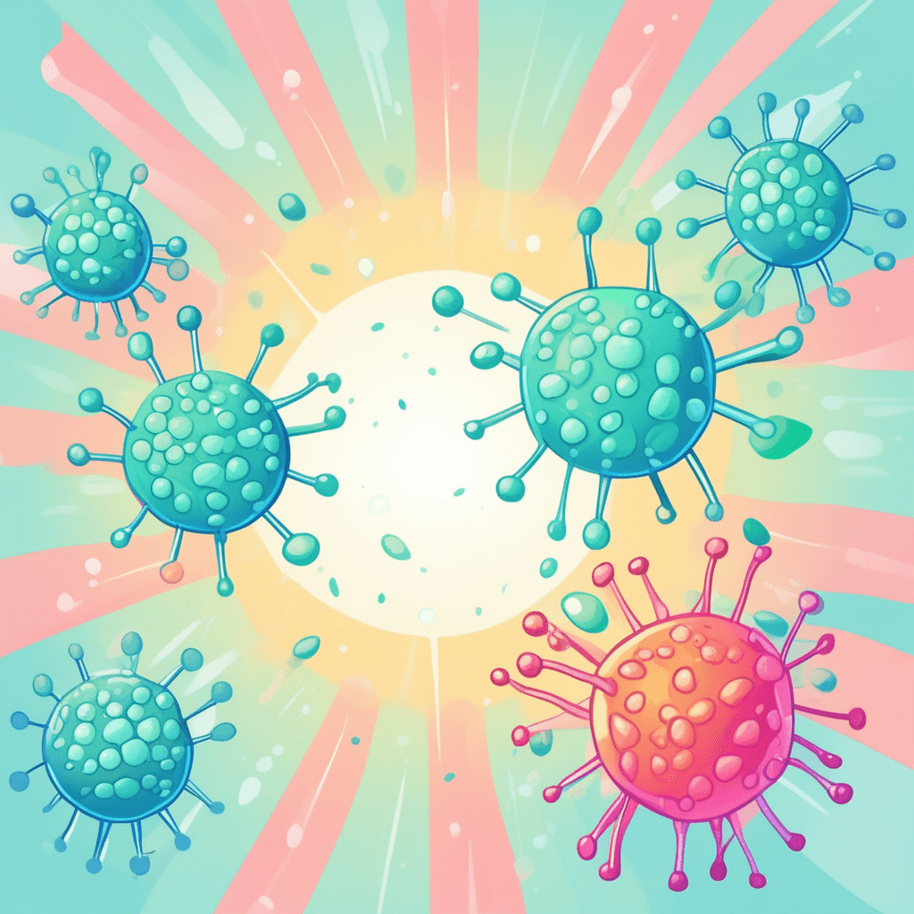 relating to or caused by a virus