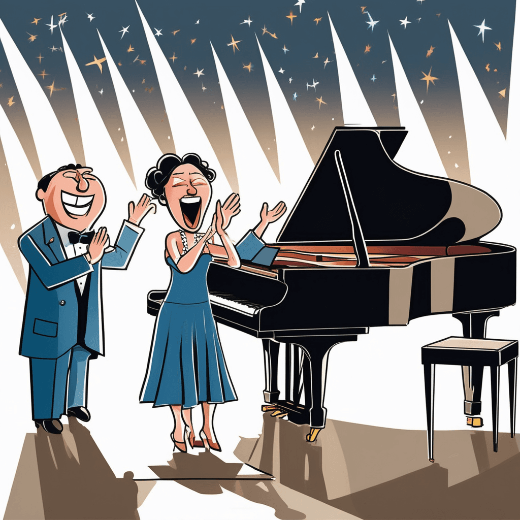 The virtuoso earned a bravo from the soprano!