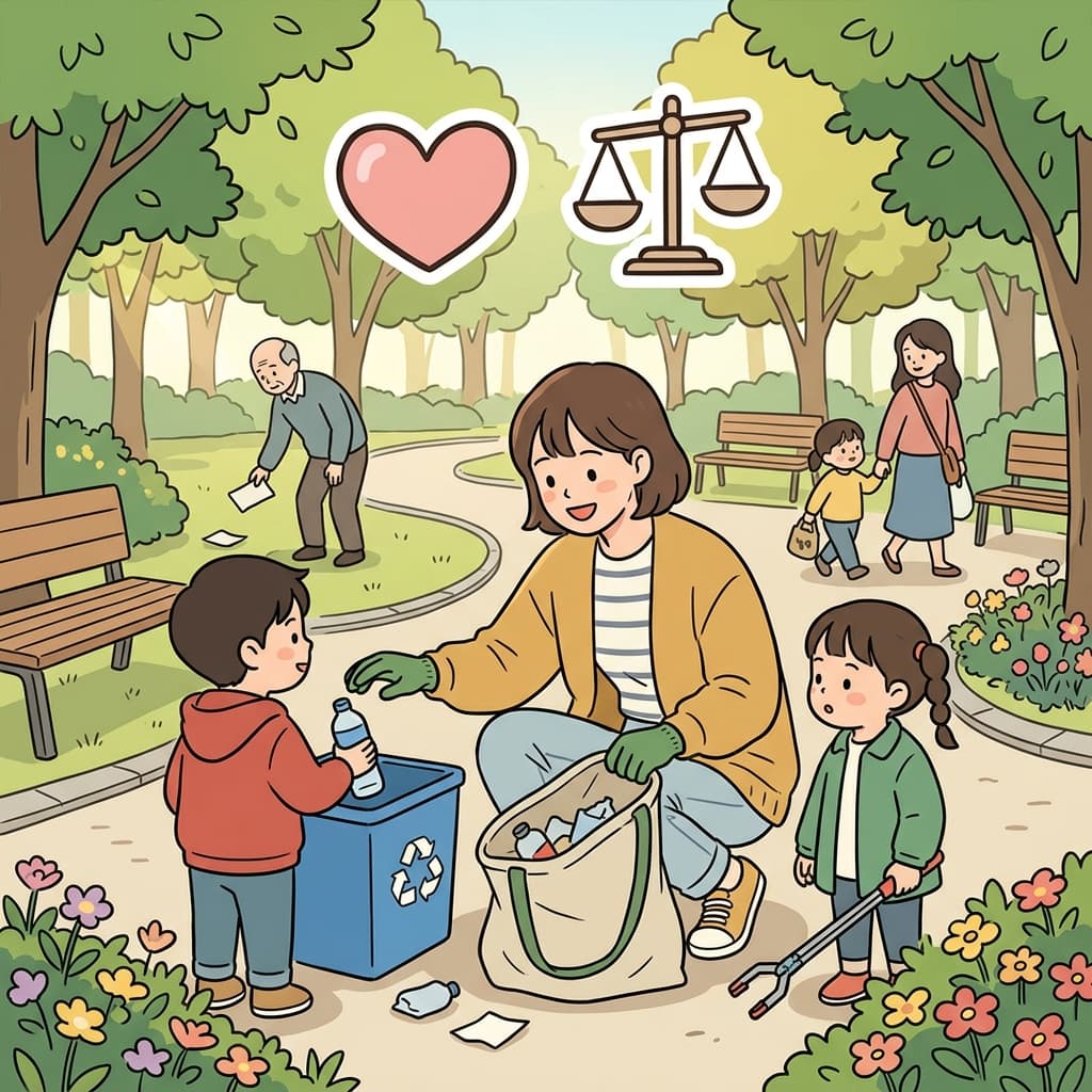 Her virtuous actions inspired the entire community. (💖 Good Character + ⚖️ Moral Choice → Virtuous)