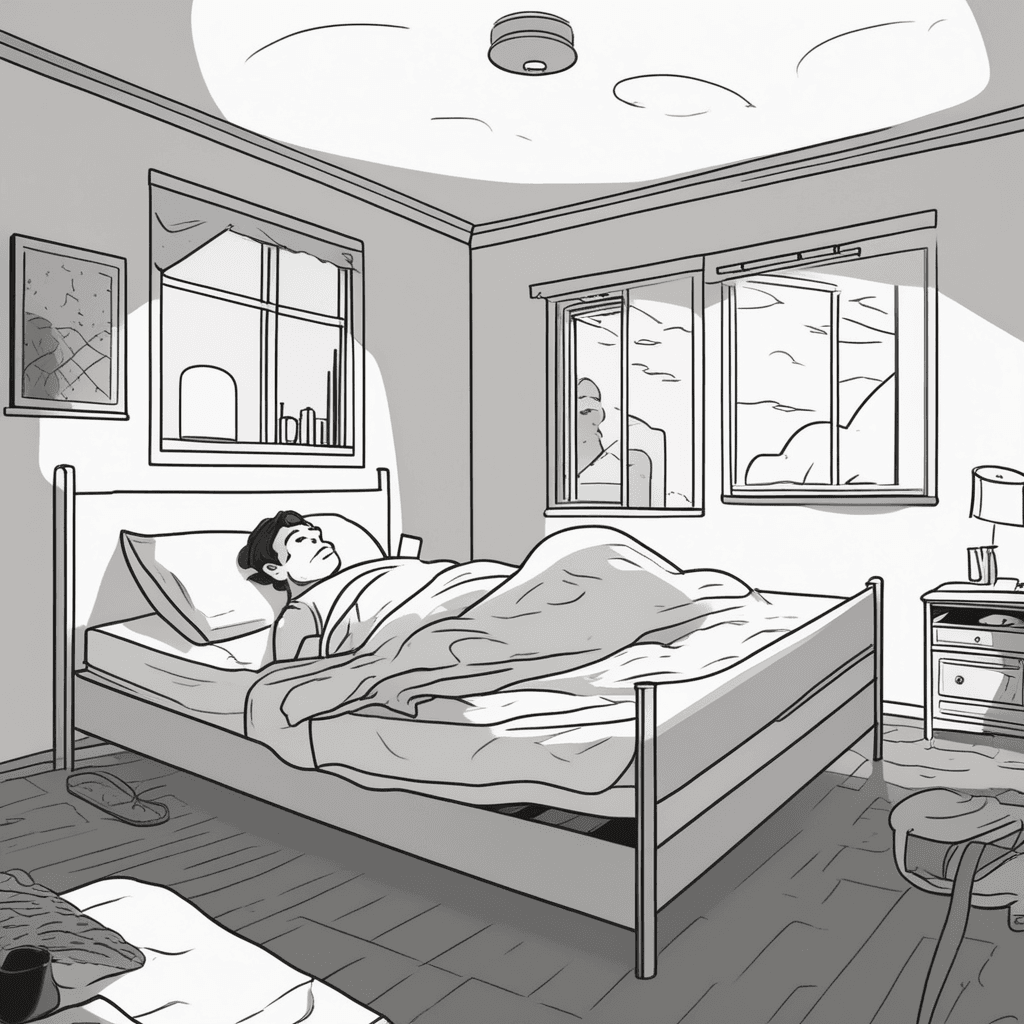 A restless person experiences wakefulness during the late night hours