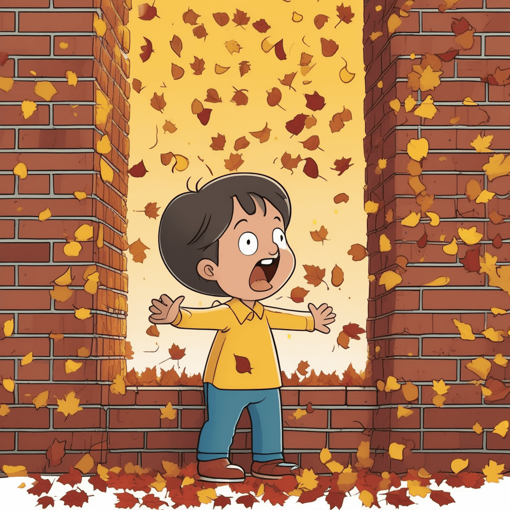 Call over the wall, watch the leaves fall!