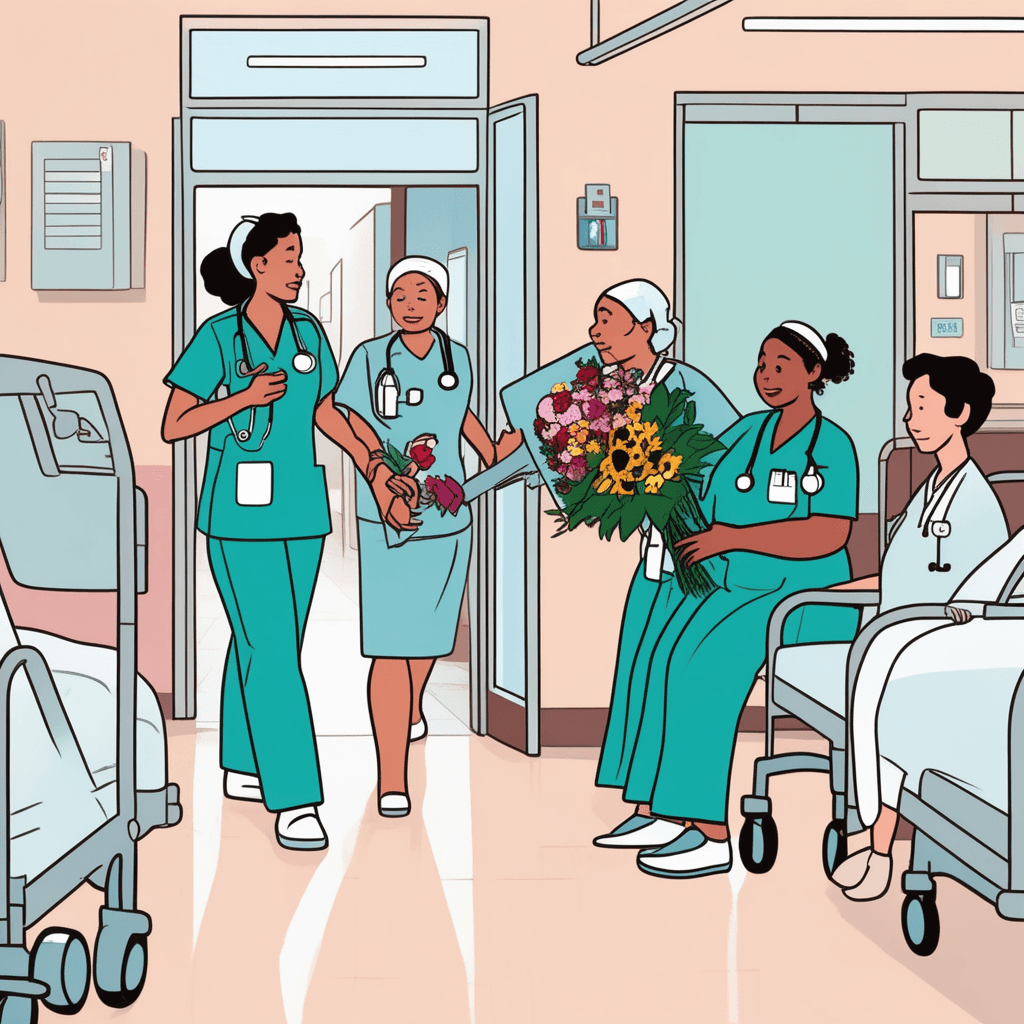 Hospital section for specific patients