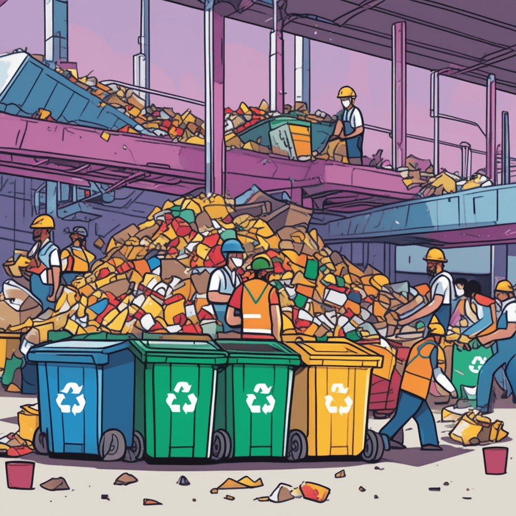 At the waste separation station, witness the miracle of creation!