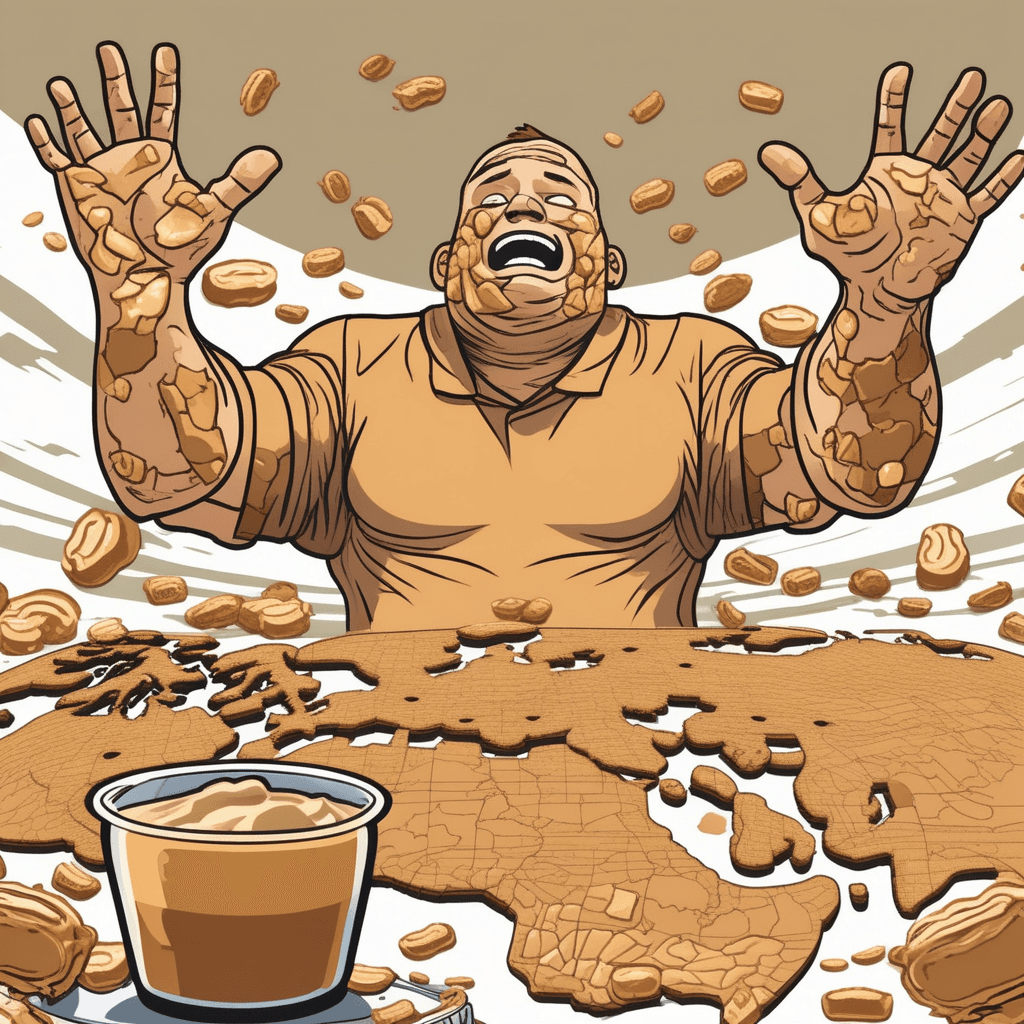 Wide arms spread butter everywhere — widespread coverage!