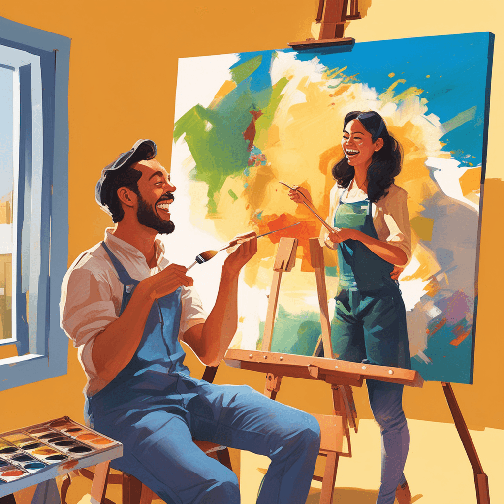 Her winsome charm made the handsome portrait truly awesome!
