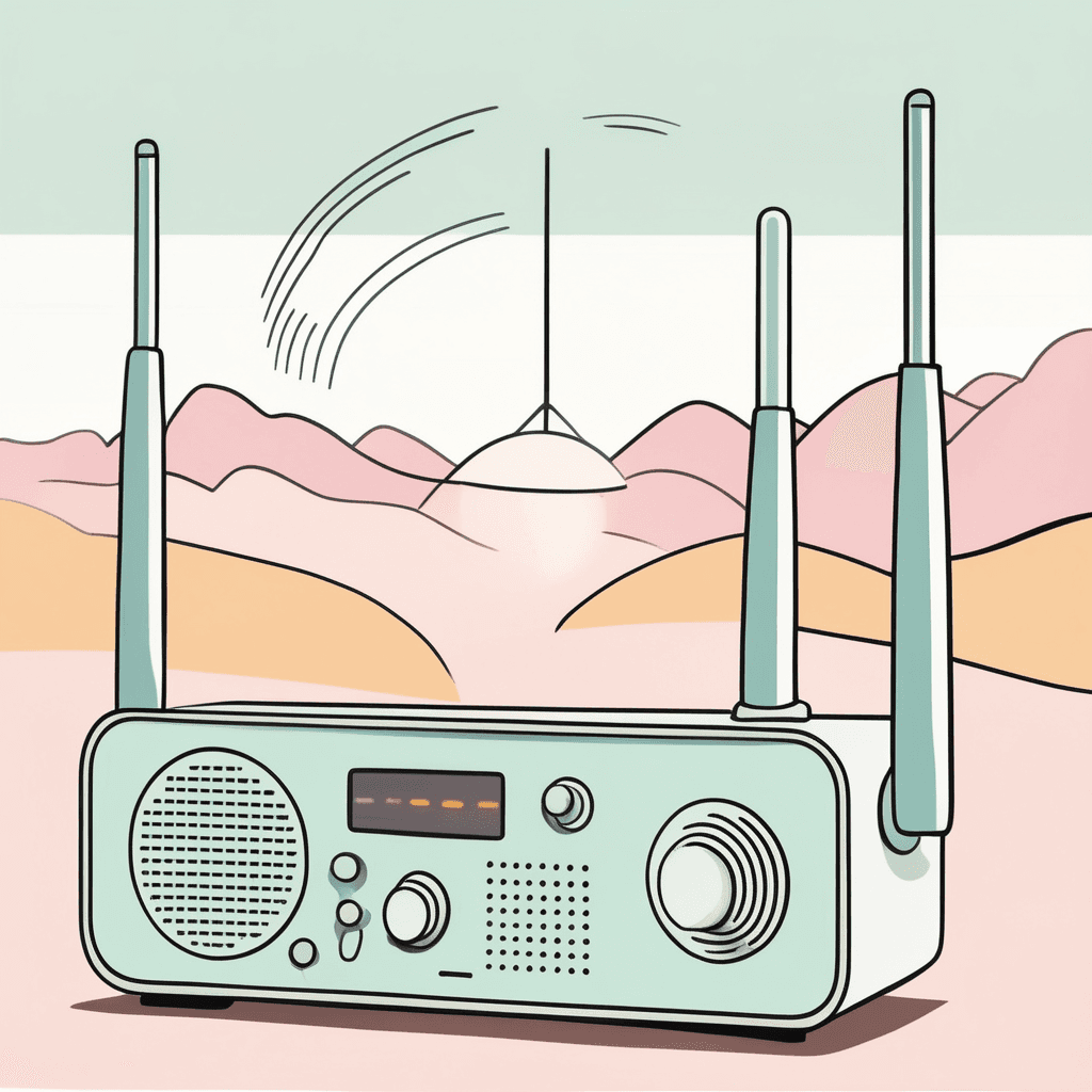 using radio waves rather than wires to transmit signals