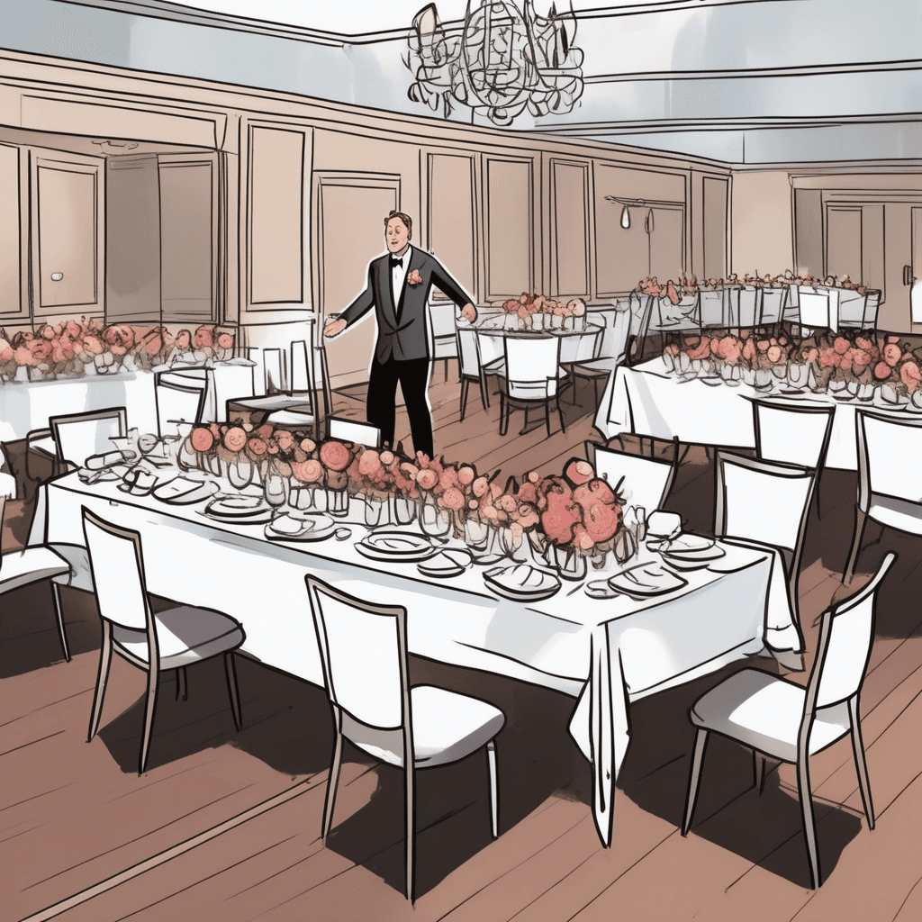 Perfect reception conception, with the exception of one table's deception!
