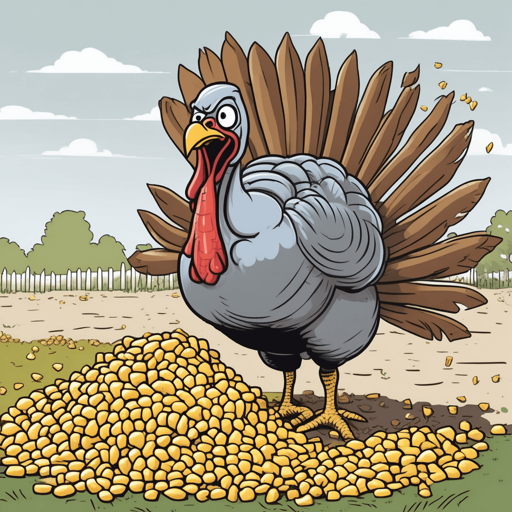 Wobble and gobble, then hobble away!