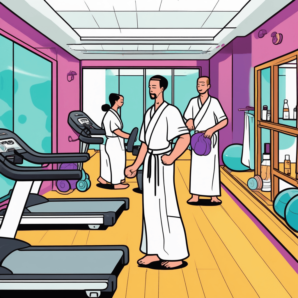 Workout equipment shipment arrives at the treatment center!