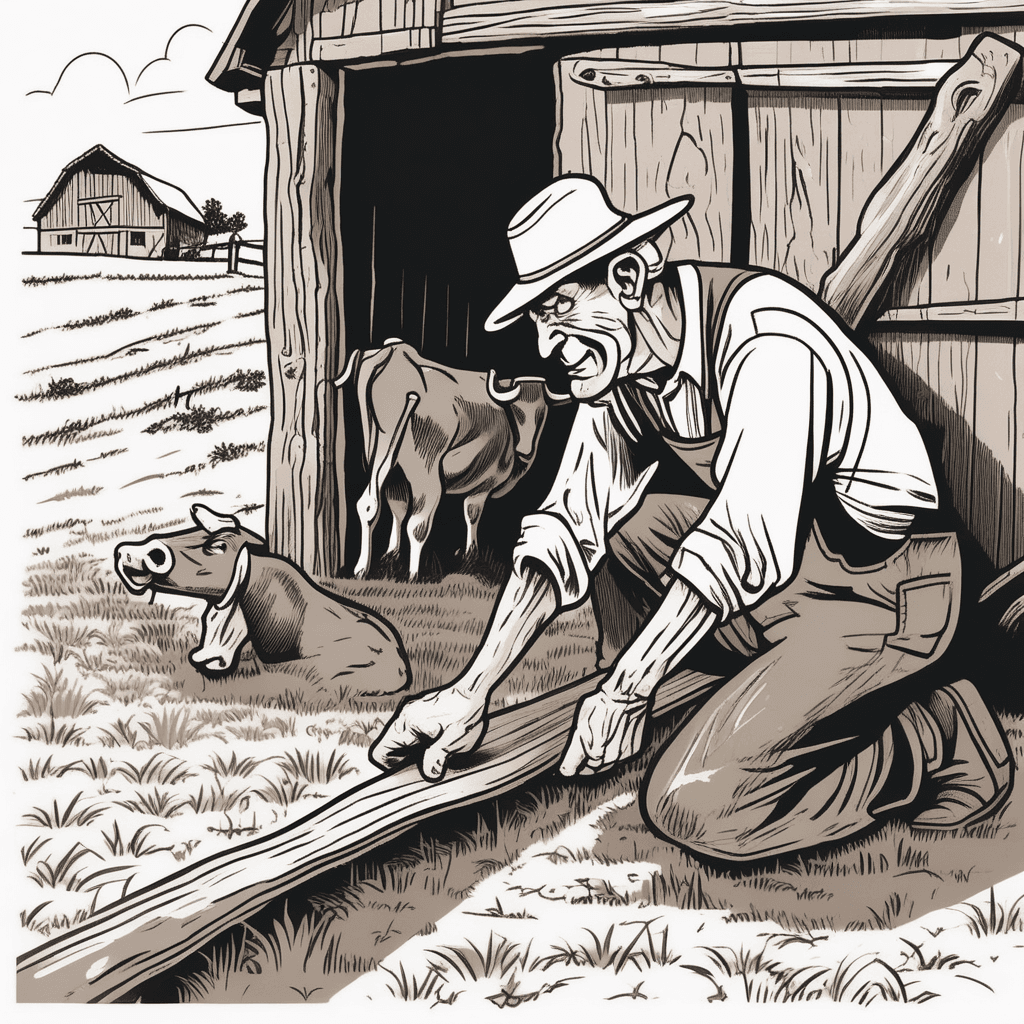 The yoke broke, but his stroke stays gentle