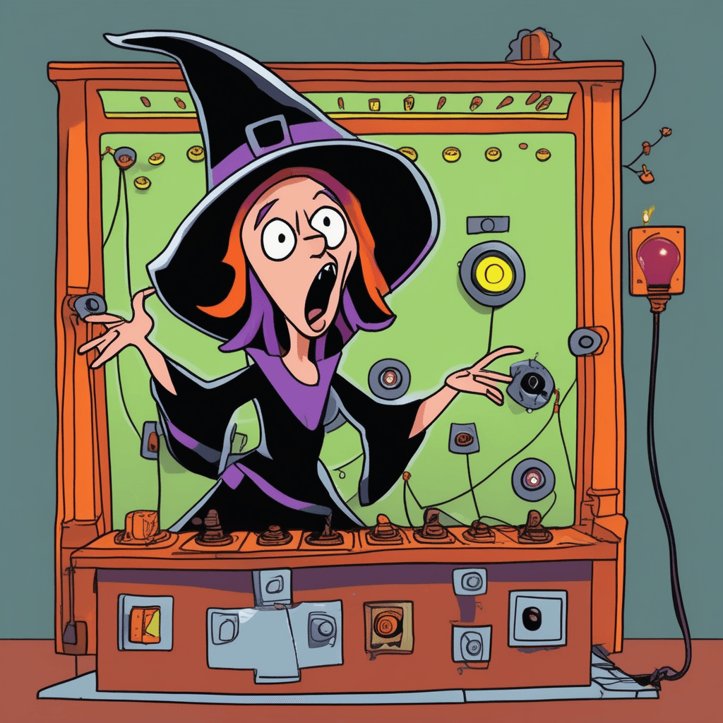 No matter how the witch flips each switch, she gets zilch!